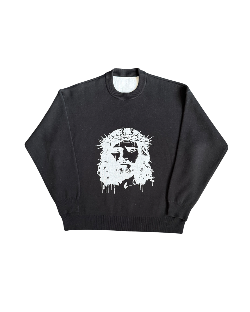 'The World Needs Jesus Christ' Black Sweatshirt