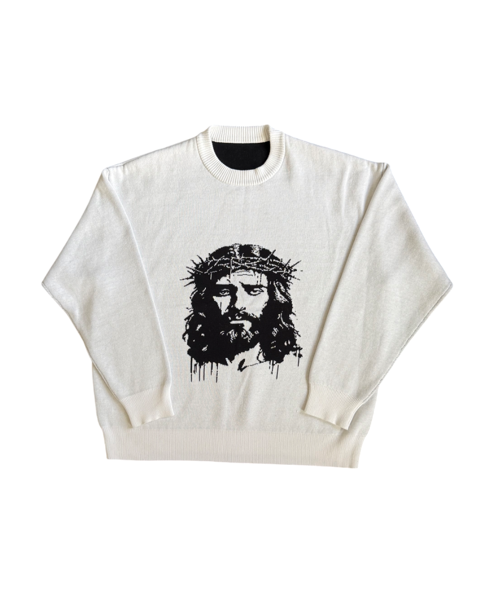 'The World Needs Jesus Christ' White Sweatshirt