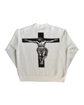 Crucifix White Sweatshirt